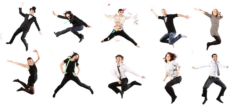 animation photo, saut de l ange