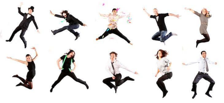photocall, saut de l ange